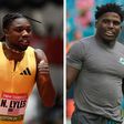 Noah Lyles and Tyreek Hill race
