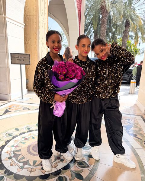 Ava and Mia Daughters of Super Eagles legend Mikel Obi show off dance skills in Dubai.