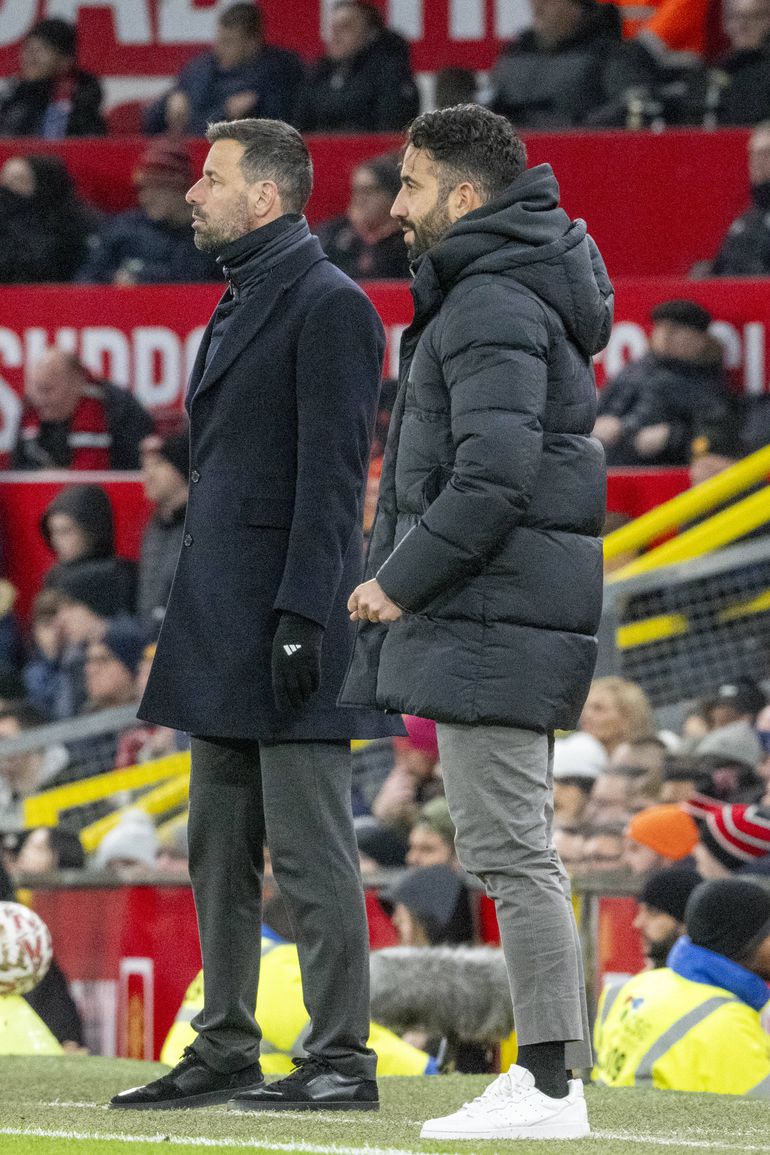 Ruud van Nistelrooy and Ruben Amorim