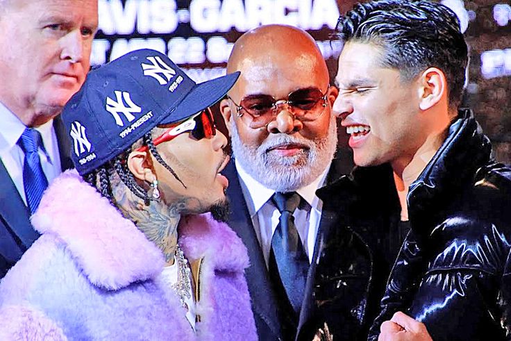Ryan Garcia and Gervonta Davis face off ahead of mega-fight