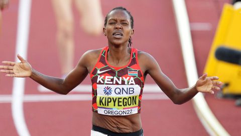Faith Kipyegon under pressure after Sifan Hassan’s London Marathon victory