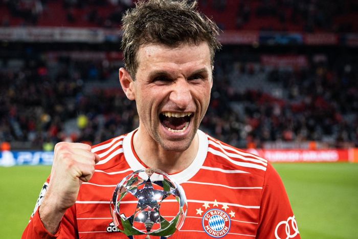 Thomas Muller was named man of the match as Bayern Munich sent Paris Saint-Germain packing.
