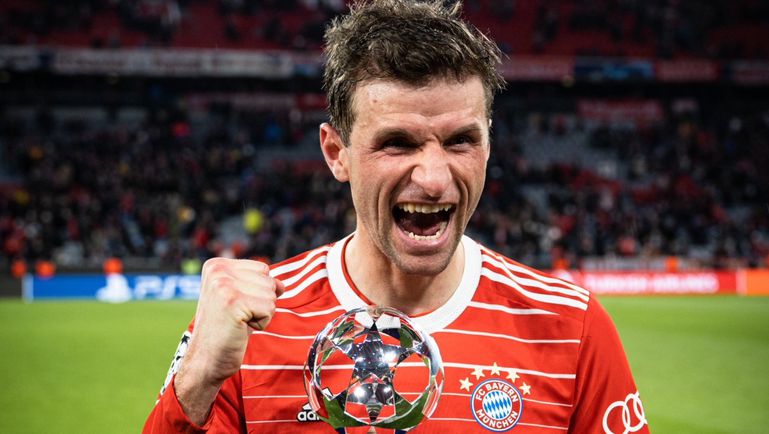 Thomas Muller was named man of the match as Bayern Munich sent Paris Saint-Germain packing.