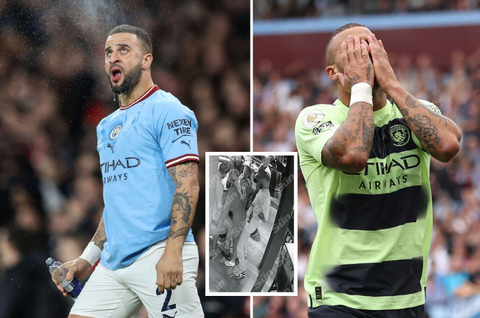 Kyle Walker: Man City star filmed drunk kissing a woman in a bar, faces jail time