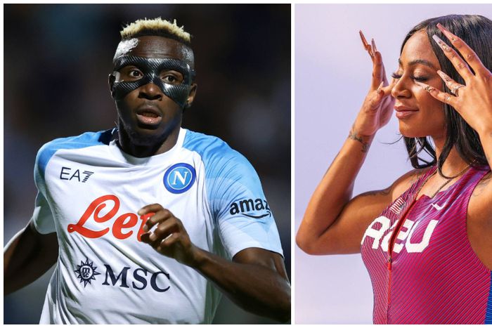 Victor Osimhen and Sha'Carri Richardson.