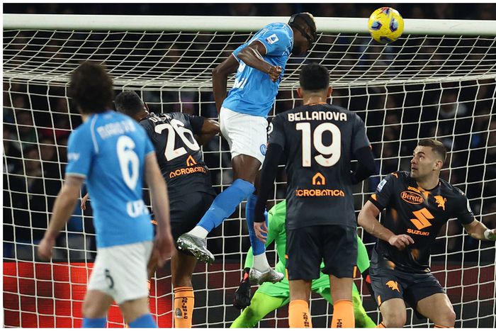 It was another quiet day at the office for Nigeria's Victor Osimhen.