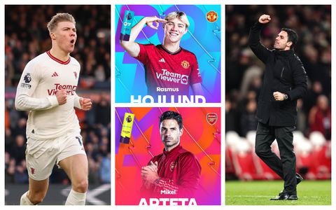 Rasmus Hojlund and Arteta Scoops Premier League Award for February