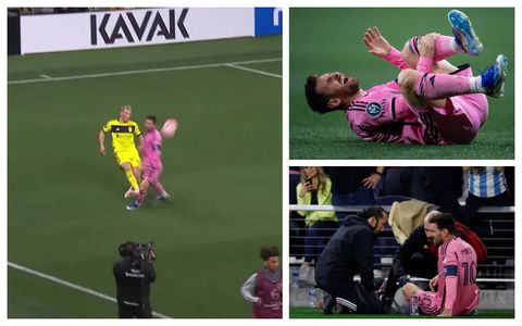 Lionel Messi narrowly escapes horrific injury as he writhes in pain during Inter Miami's MLS clash