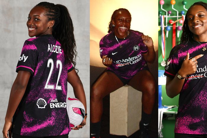 Super Falcons star Michelle Alozie vows not to change her number again after switching to wearing 22 with Houston Dash this season.