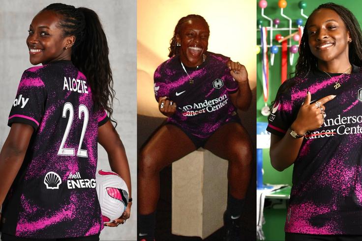 Super Falcons star Michelle Alozie vows not to change her number again after switching to wearing 22 with Houston Dash this season.