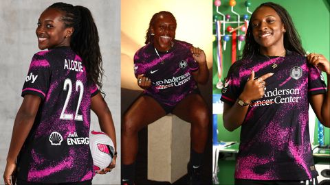 Michelle Alozie vows not to change number again: Super Falcons star to wear 22 with Houston Dash