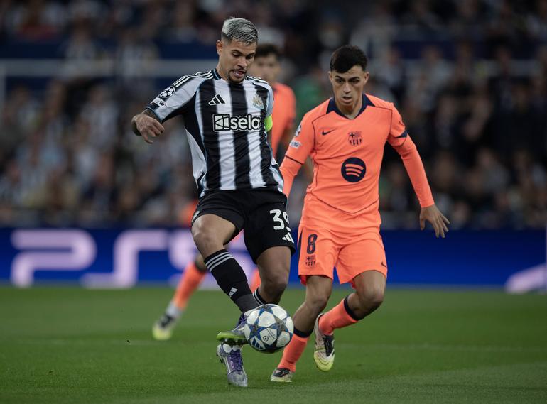 Bruno Guimaraes in action for Newcastle || Imago
