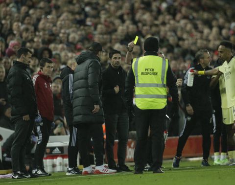 Mikel Arteta Jurgen Klopp Liverpool Arsenal Anfield