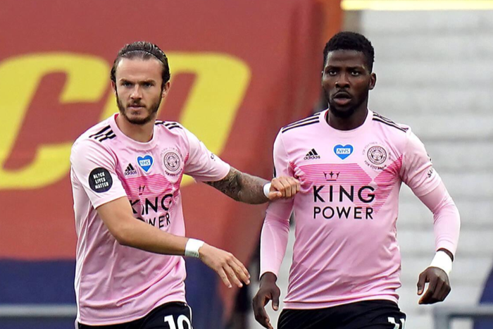 Kelechi Iheanacho and James Maddison