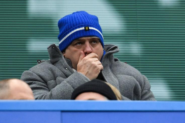 Todd Boehly at Stamford Bridge for the Chelsea game vs Leeds United.