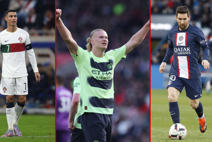 Erling Haaland earns comparisons with Messi and Ronaldo