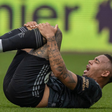 Arsenal's Gabriel Jesus wreathing in pain || Image credit: Imago