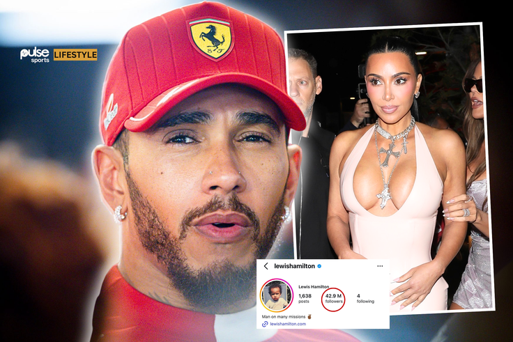 Lewis Hamilton gains half a million IG followers as steamy romance reverses January slump