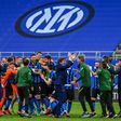 Five-goal Inter celebrate Serie A title with record 14th consecutive home win
