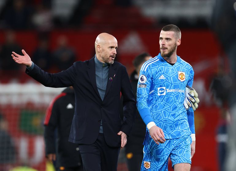 Manchester United's Erik Ten Hag is backing his goalkeeper David De Gea.