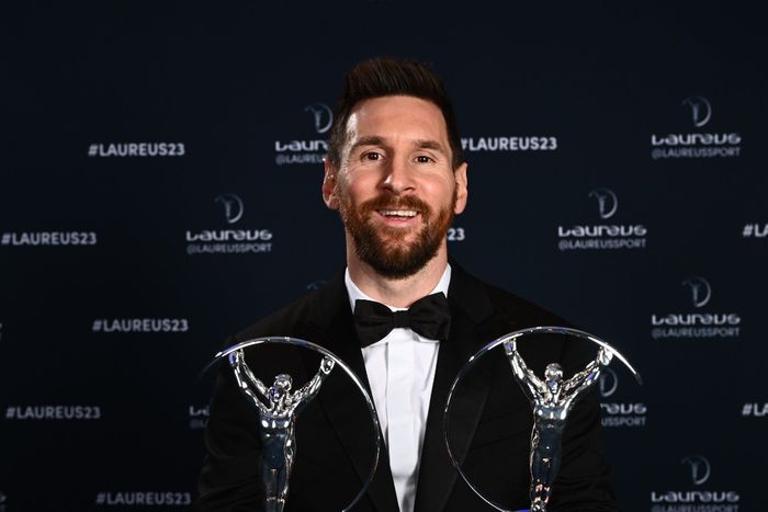 Lionel Messi make history at Laureus Sports Awards.