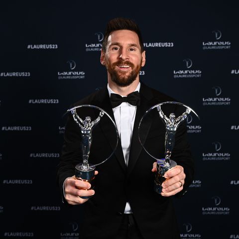 Lionel Messi wins historic double at the Laureus Sports Award