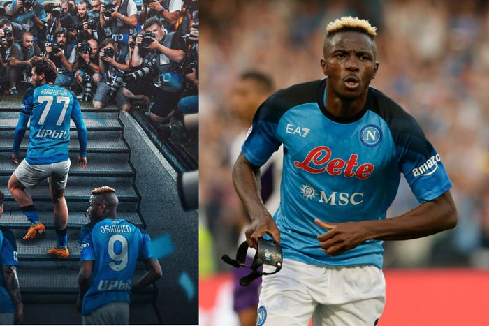 Osimhen and club captain Giovanni Di Lorenzo are now side by side in the new Serie A post, and Kvaratskhelia has once more been named Napoli's hero.