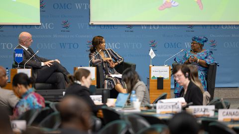 Okonjo-Iweala highlights football as a tool for trade and women’s empowerment