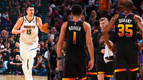 Jokic shoves Suns owner, drops 53 as Booker inspires Phoenix to tie series against Denver Nuggets
