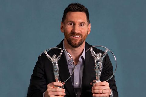 Lionel Messi makes history with double Laureus Award win