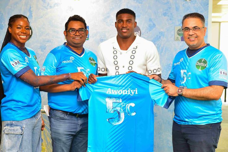 Super Eagles of Nigeria star Taiwo Awoniyi turns Dettol Ambassador.