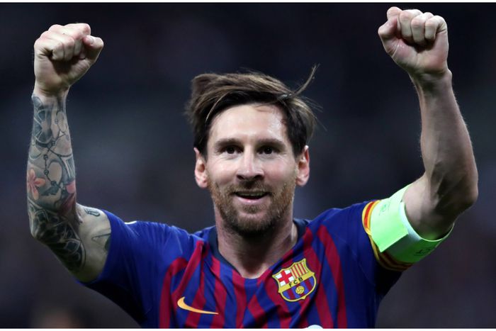 Lionel Messi during his prime years at Barcelona.