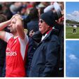 Arsenal fans shocked as Fulham players spotted playing with kite