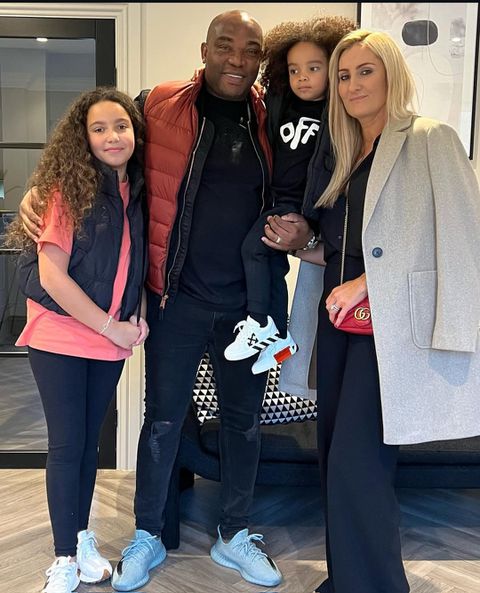 Benni McCarthy with his family.