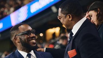Jay Jay Okocha shares iconic picture with Eto’o after lit night in Paris
