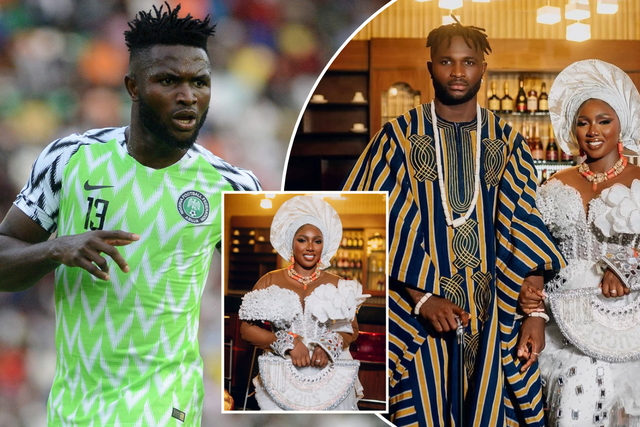 Super Eagles star Isaac Success welcomes first child with beautiful Nollywood actress Caroline Igben