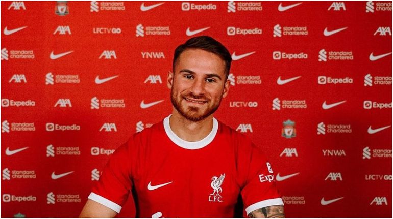 Mac Allister joins Liverpool.