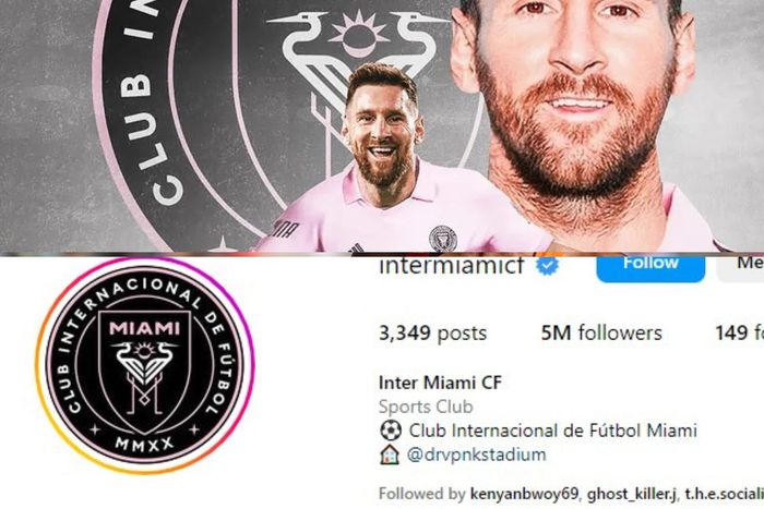 Lionel Messi after joining Inter Miami.