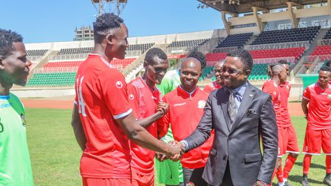 CS Namwamba pledges full support to Harambee Stars