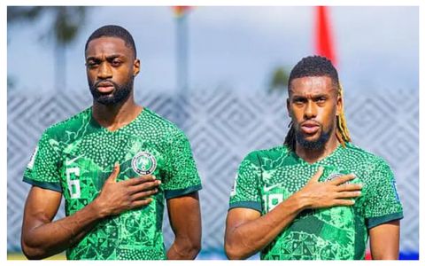 Nigeria vs South Africa: Super Eagles player fail to sing new national anthem
