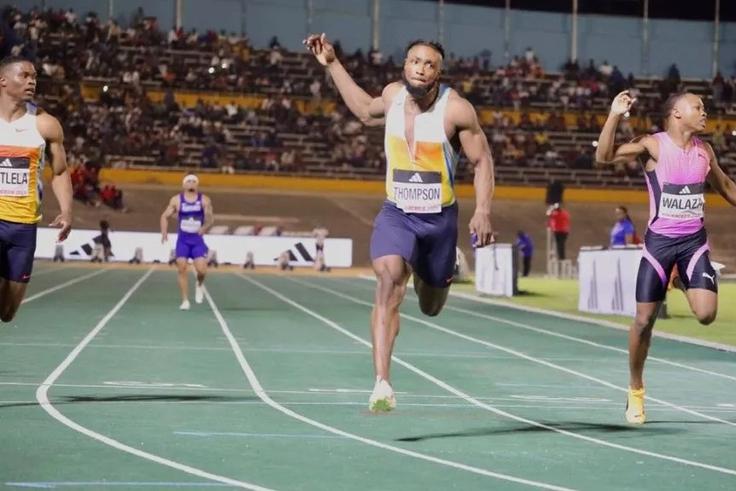 Kishane Thompson powers back into recognition with fourth-fastest time in the world this year at Racers Grand Prix