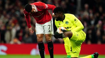 UEFA remembers forgotten Super Eagles star Uzoho’s heroics against Ronaldo and Manchester United
