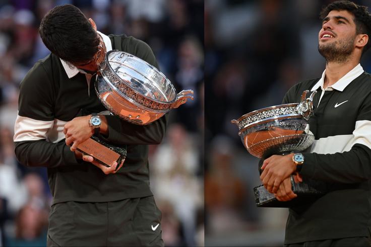 From the brink of defeat, Carlos Alcaraz performs a miracle to beat Jannik Sinner and win the 2025 Roland Garros title.