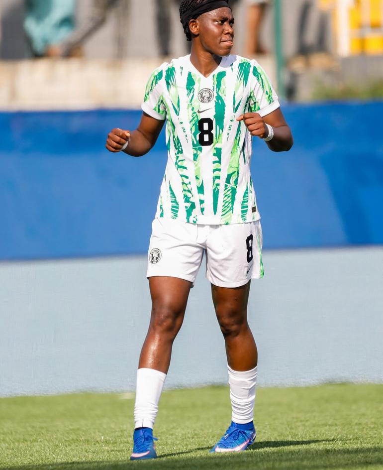 Asisat Oshoala opened the scoring in the first leg.
