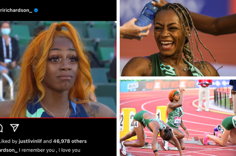 A new Sha'Carri Richardson: Video shows the moment speedster tossed her wig before winning the US title