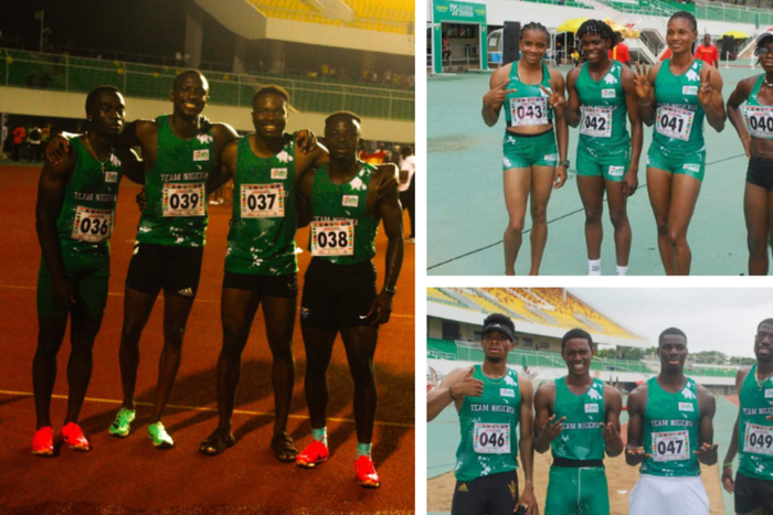 Nigeria's relay teams