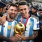 Angel Di Maria and Lionel Messi