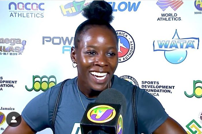Shericka Jackson storms to 10.65s to win the Jamaican 100m title