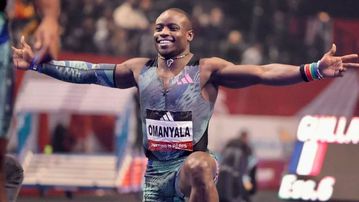 Ferdinand Omanyala: Record payout for Africa sprint king after victory over Andre de Grasse & Co in Hengelo