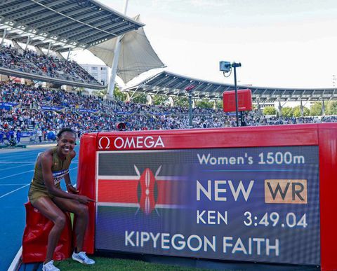 Faith Kipyegon shares two reasons behind her record-breaking 1500m display at Paris Diamond League